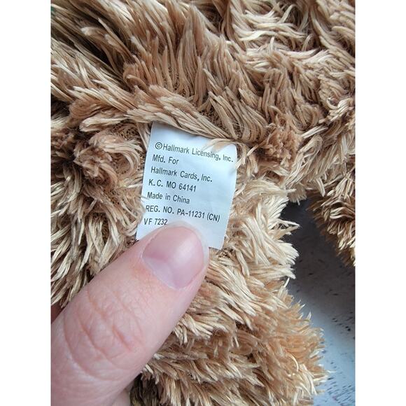 Hallmark North Pole Teddy Bear Green Puffy Vest Jacket Santa Hat Christmas - Picture 7 of 8